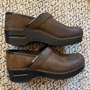 Dansko Oiled Leather Clogs